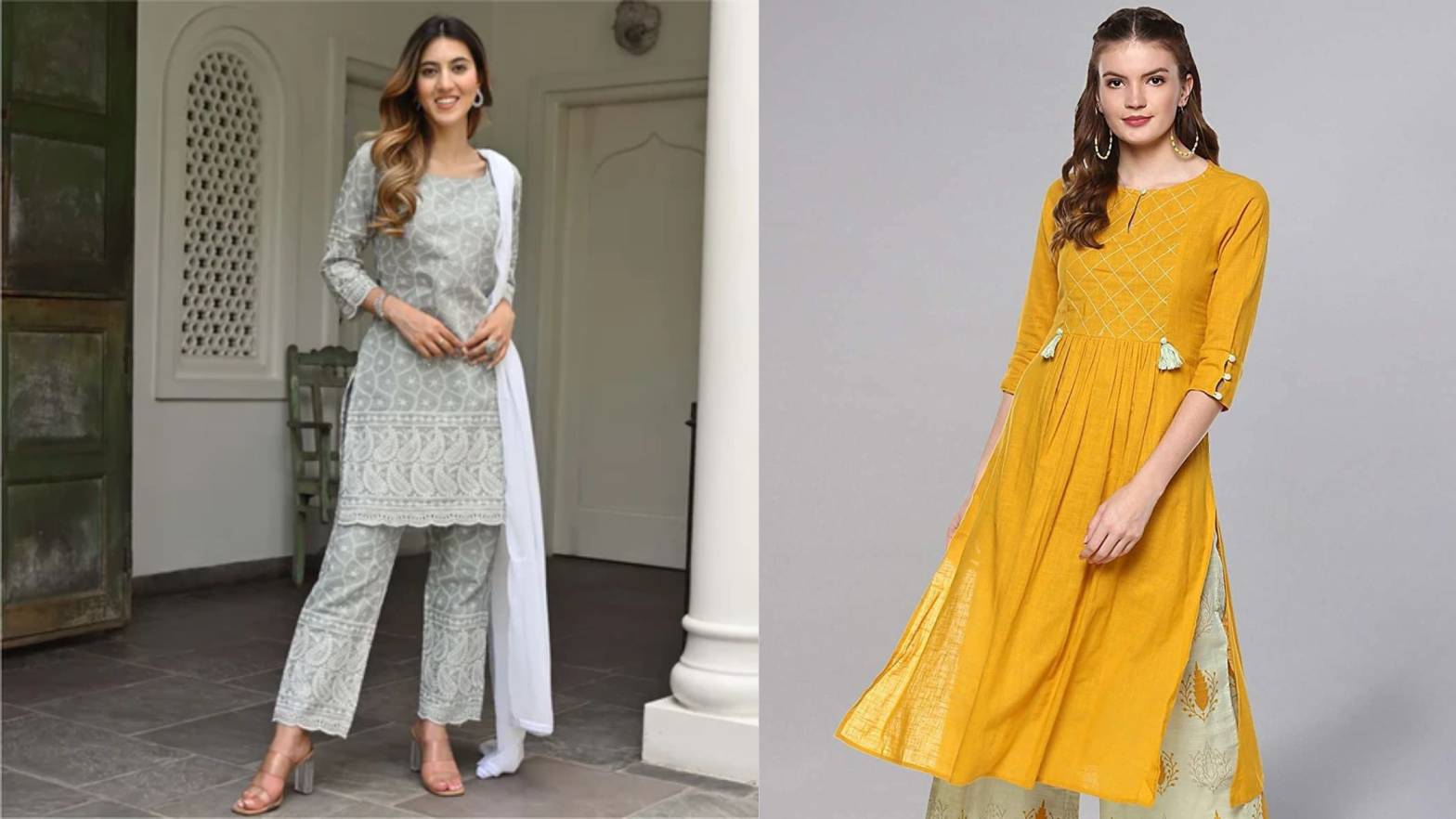 Casual Kurti Palazzo Outfit Ideas For Women